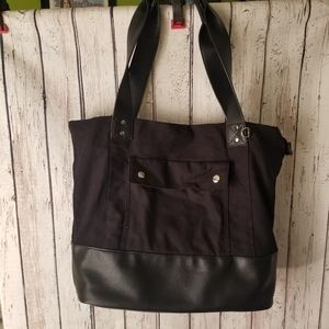 Candies Large Black Tote Kohls